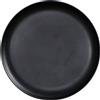 Regalo Italiano Piatto Piano Owens Melamina D 25 Cm Nero