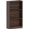 Vida Designs Cambridge-Libreria Media a 3 Ripiani, in Legno di Noce, per Ufficio, Soggiorno, 108 x 60 x 24 cm