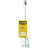 Hardy Working Tools - Frusta Miscelatrice da Cantiere 80 x 400 mm - Pala Impastatore Edile per Vernici e Malte con Gambo HEX 8 mm in Acciaio Zincato