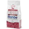 Monge Natural Superpremium Monoprotein* STERILISED BEEF, cibo umido per gatti (cibo umido a base di manzo, ricco di fibre, senza coloranti e conservanti, cibo per gatti, 1,5 kg)