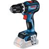 Bosch Professional 18V System Trapano-Avvitatore con Percussione a Batteria GSB 18V-90 C (Senza Batterie e Caricabatteria)