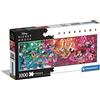 Clementoni - 39660 - Panorama Puzzle - Disney Disco - 1000 pezzi - Made in Italy, puzzle adulti 1000 pezzi, puzzle panoramico, puzzle Disney adulti, divertimento per adulti