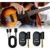 2x trasmettitore per chitarra per il sistema di chitarra mixer audio tamburo