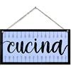 CARISPIBET Cucina Segni di casa cartelli di cucina targhe da appendere decorative per la casa 15 x 30 cm