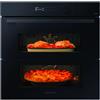 SAMSUNG NV7B5760WBK FORNO AD INCASSO A VAPORE SERIE 5 76 L A+ VETRO NERO