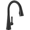 Delta Faucet 19802Z-BL-DST - Rubinetto da cucina monocomando, estraibile, nero opaco