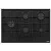 Franke PRONTA CONSEGNA - SPEDIZIONE IMMEDIATA Piano Cottura da Incasso 75 cm 5 Fuochi Gas con Doppia Corona Laterale Griglie in Ghisa Black Matt - Nero Opaco Maris 750 Franke FHMA 755 4G DCL MB C - 106.0670.114