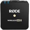 RØDE Wireless GO II TX Trasmettitore Wireless Ultra-compatto con Microfono Incorporato, Registrazione On-board e fino a 200m di Portata per Produzione Cinematografica, Interviste e Creazione di Contenuti (Solo Trasmettitore)