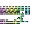 Ranked Pudding v2 Tasti PBT | 145 Layout ANSI US e ISO traslucido a Double Shot | Profilo OEM per Tastiera da Gioco Meccanica RGB (Nero)