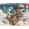Educa - Puzzle 1000 pezzi Regno delle nuvole | Puzzle paesaggi fantastici | Misura 68x48 cm | Include colla Fix | Per adulti 14+ (20231)