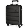 ROLL ROAD Flex, Trolley Rigido Cabina 55m Unisex Adulto, Nero, Media