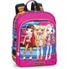 Franco Cosimo Panini RAINBOW HIGH - Zainetto Bambina Ufficiale Rainbow High, Ideale per Asilo e Tempo Libero, con Spallacci Imbottiti, Retro e Fondo Termoformati, con Pratiche Chiusure a Zip, 22 x 30H x 10 cm