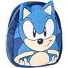 CERDÁ LIFE'S LITTLE MOMENTS Zaino Asilo Sonic Personaggio di Peluche, Unisex Kids, Blu, Regular