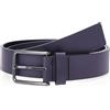 Calvin Klein Cintura Uomo Warmth Oiled Grain 3.5 cm Cintura in Pelle, Marrone (Dark Tan), 115 cm