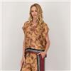 Oltre Blusa fantasia a maniche corte