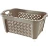Tontarelli Arianna Cesta Biancheria Senza Coperchio, Plastica, Beige