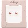 C&S ITALY Srl DISNEY Orecchino Minnie Fiocco Rosso Placcato Oro 24kt