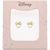 C&S ITALY Srl DISNEY Orecchino Minnie Forato Placcato Oro 24kt