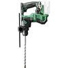 HiKOKI Martello Perforatore a Batteria - 18V, 1,3 Joule - SDS-Plus, Motore Brushless, Tecnologia Anti-Vibrazione, con Impugnatura Aggiuntiva e Valigetta - Ideale per Calcestruzzo, Legno e Acciaio