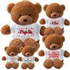 PELUSCIAMO Peluche Orsetto Ti Voglio Bene Ti Amo | Orso Personalizzabile Con Nome | Mascotte Teddy Bear 18 cm | Scegli Il colore Preferito | PS 33790-006
