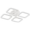 Zuma Line Stellar lampada da soffitto 1x30 W bianco-cromo MS232040R-WH
