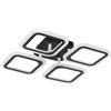 Zuma Line Stellar lampada da soffitto 1x40 W bianco-nero MS232040R-BK