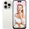 DxDcS Telefoni cellulari 15Pro Max, 4 GB+64 GB/256 GB, telefono Android 10, display HD+6,5 pollici, smartphone 4250 mAh, fotocamera principale da 13 MP, doppia SIM 4G sbloccata gratuita, sblocco