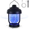 MOSSNDAR Lampada Antizanzare, 2-In-1 Dimming Continuo Zanzariera Elettrica Lampada da Campeggio, USB Ricaricabile Trappola Zanzare Batteria, IPX6 Impermeabile Per Campeggio Giardino Interno Esterno