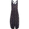 Fulidngzg Tuta Jumpsuit Donna Estiva, Curvy Casual Morbida Tutina Sportiva Taglie Forti Senza Maniche Tuta Inter Elegante Gamba Larga Salopette Lunga Jumpsuit Comode Monospalla