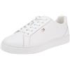 Tommy Hilfiger Flag Court Sneaker Donna Sneaker Bianco 38 EU