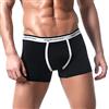 ROSSOPORPORA, Set da 6 Paia di Boxer Uomo in Cotone Elasticizzato ed Elastico Esterno. Blu/Nero/Grigio 5/L