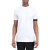 DSQUARED2 T-Shirt Bianca da Uomo con Banda Elastica sulla Manica L