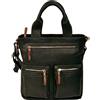 Shalimar Shopper Verticale in Pelle, Tracolla Unisex-Adulto, Nero, ‎ 35.4 x 32.4 x 13.2 cm