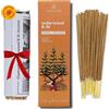 Calmveda Cedro Balsam bastoncini incenso profumati - (80 bastoncini) Incenso naturale | Fiori riciclati, senza carbone | Note legnose naturali di cipresso e muschio