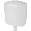 IDROBRIC Cassetta WC esterna Geberit bianco AP117 con doppio pulsante