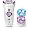 Braun Silk-Épil 9 SkinSpa 9-941v Epilatore Wet & Dry con Sistema di Epilazione, Esfoliazione e Massaggio 3 in 1, con 8 Accessori