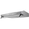 Jago .Jago® Cappa Aspirante - Sottopensile/da Parete, 60 cm, 3 Velocità, 201,6 m³/h, Scarico Esterno e Ricircolo, Filtro a Carbone e 2 Antigrasso, LED, Inox - Cappa da Cucina, Incasso