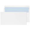Blake Everyday 110 x 220 mm 80 g/m2 Portafoglio Autosigillante (12882/50 PR) Bianco, Confezione da 50 pezzi