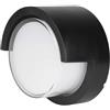 V-TAC VT-831 7W LED WALL LIGHT WITH CAP COVER COLORCODE:3000K BLACK-ROUND