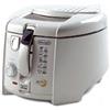 De'Longhi F28311.W1 RotoFry Friggitrice con cestello rotante angolato, Frittura Leggera, Sistema EASY CLEAN facile pulizia,termostato regolabile, pratico coperchio con apertura automat con oblo', 1,2L