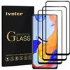 iVoler 3 Pezzi Copertura Completa Pellicola Vetro Temperato per Xiaomi Redmi Note 12 4G / 5G / Note 12 Pro 4G / Note 11 Pro 4G / 5G / Poco X5 / Realme C55 / Samsung Galaxy M54 / OnePlus Nord CE 3 Lite