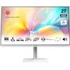 MSI Moderno monitor da ufficio MD272QXPW 27 pollici WQHD - Pannello IPS 2560 x 1440, 100 Hz, schermo per gli occhi, DisplayHDR 400, altoparlanti integrati, 4 vie regolabili/KVM - DP 1.2a, HDMI 2.0b,