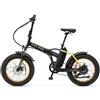 Argento e-Mobility MiniMax Nero, Giallo Alluminio Taglia unica 50,8 cm (20") 26 kg Ioni di Litio