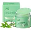 ANAI RUI ANAiRUi Dischetti Detergenti al Tè Verde e Rosmarino, Dischetti Detergenti Viso e Corpo, Esfolianti e Struccanti, 50 Pezzi