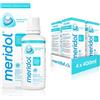 meridol Collutorio 4 x 400 ml - effetto antibatterico per denti e gengive sani, senza alcool