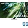 Samsung TV Neo QLED 4K 65 QE65QN90DATXZT Smart TV Wi-Fi Titan Black 2024, Processore NQ4 AI GEN2, Tecnologia Quantum Matrix, Neo Slim Design, Dolby Atmos GARANZIA ITALIA