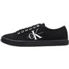 Calvin Klein Jeans Uomo Sneakers Vulcanizzate Essential Vulc Scarpe, Nero (Triple Black), 46