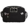 Guess Florencia Crossbody Top Zip, Borsa a Mano Donna, Nero (Black Multi), Taglia Unica