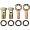 QUARKZMAN M14x1.5 12mm Automobile Banjo Tubo Ardiglione Bullone Raccordi Adattatore (2 Set)