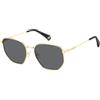 Polaroid PLD 6214/S/X Occhiali da Sole, Oro Grigio, 56 Unisex-Adulto